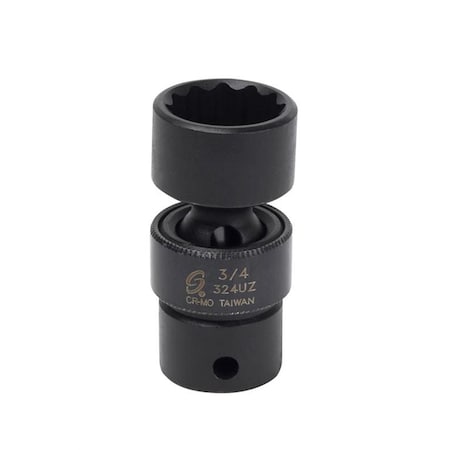 Sunex 3/8" Dr. 12 Pt. 3/4" Universal Impact Socket 324UZ